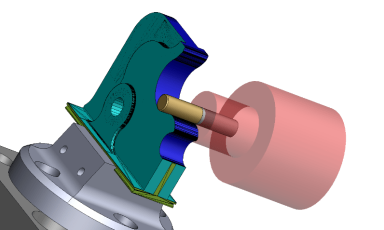 CAD / CAM model of a part made from 13-8 stainless steel. Image courtesy of Allied Tool & Die.
